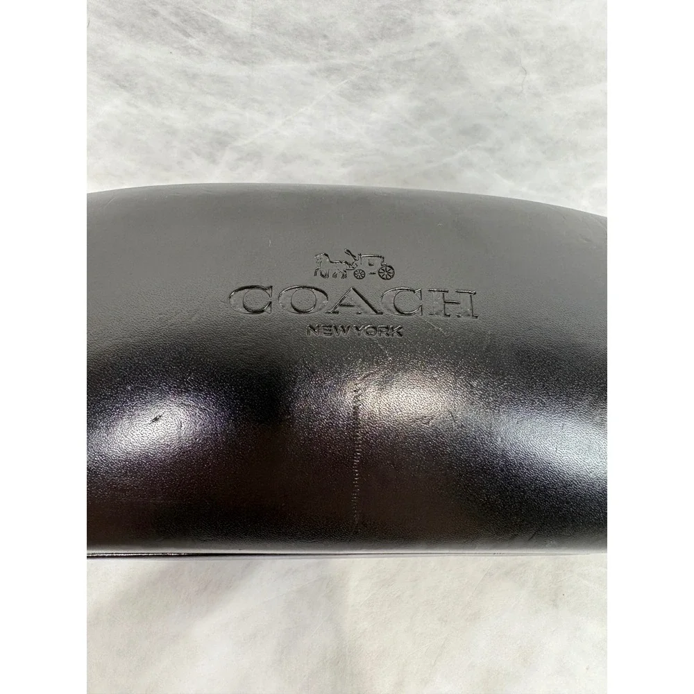 Coach New York Black Hard Clamshell Sunglasses‎ Eyeglasses Case